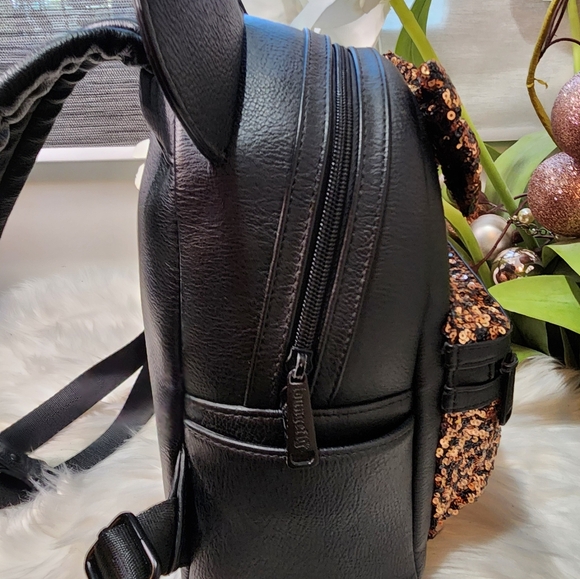 Set of 2 Loungefly mini backpack Belle with ears - Picture 5 of 8